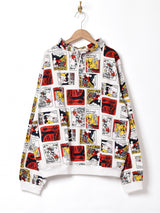 【3色展開】Emerald Motel プルオーバー 総柄 長袖トップス