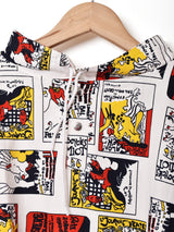 【3色展開】Emerald Motel プルオーバー 総柄 長袖トップス