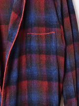 チェック ガウン