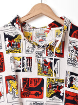 【3色展開】Emerald Motel プルオーバー 総柄 長袖トップス