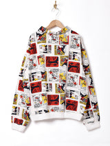 【3色展開】Emerald Motel プルオーバー 総柄 長袖トップス