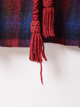 チェック ガウン