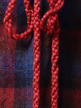 チェック ガウン