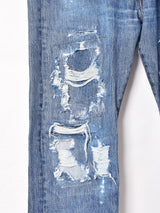 リメイク バングラディッシュ製 Levi's 501 ダメージデニムパンツ W35