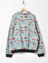 【3色展開】Emerald Motel プルオーバー 総柄 長袖トップス