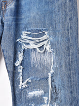 リメイク バングラディッシュ製 Levi's 501 ダメージデニムパンツ W35