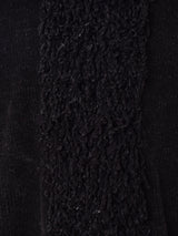 フード付き モールニットカーディガン