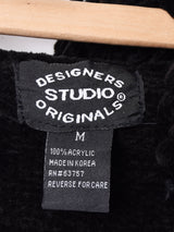 フード付き モールニットカーディガン