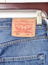 リメイク バングラディッシュ製 Levi's 501 ダメージデニムパンツ W35