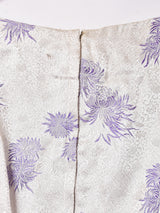 織り柄 ノースリーブドレス