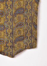 ペイズリー柄 ジャガード織りベスト