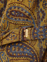 ペイズリー柄 ジャガード織りベスト