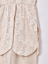 織り柄 ノースリーブドレス