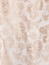 織り柄 ノースリーブドレス