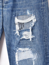 リメイク スペイン製 Levi's 501 ダメージデニムパンツ W33
