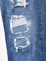 リメイク スペイン製 Levi's 501 ダメージデニムパンツ W33