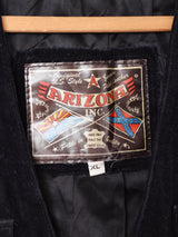 ジップアップ スエードベスト