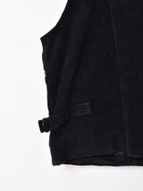 ジップアップ スエードベスト