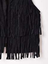 フリンジ スエードベスト