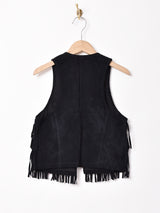 フリンジ スエードベスト