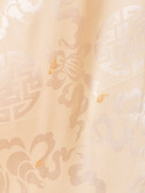 チャイナ 長袖マキシワンピース