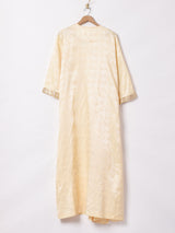 チャイナ 長袖マキシワンピース