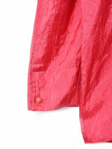 プリーツカラー 長袖ブラウス