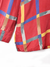 格子柄 長袖シャツ