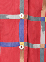 格子柄 長袖シャツ