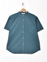 【3色展開】Backers スタンドカラー 半袖シャツ