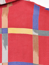 格子柄 長袖シャツ