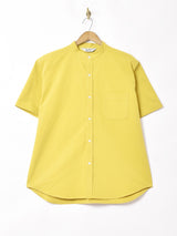 【3色展開】Backers スタンドカラー 半袖シャツ