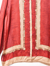 スカーフデザイン 長袖シャツ