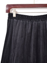 【2色展開】Meridian ベロア プリーツスカート