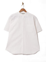 【3色展開】Backers スタンドカラー 半袖シャツ