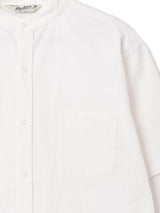 【3色展開】Backers スタンドカラー 半袖シャツ