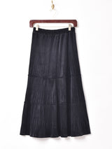 【2色展開】Meridian ベロア プリーツスカート