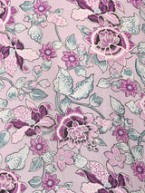 イタリア製 花柄 長袖 オープンカラーシャツ