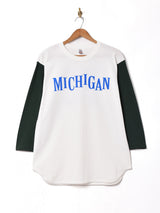 プリント ベースボールTシャツ 【MICHIGAN】