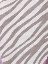 総柄 長袖 ボウタイブラウス