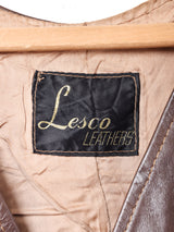 ブラウンレザーベスト