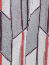 西ドイツ製 総柄 長袖 シアーシャツ