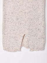 リブニットワンピース