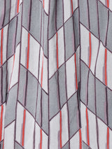 西ドイツ製 総柄 長袖 シアーシャツ