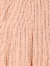 ストライプ ウールワンピース