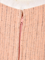 ストライプ ウールワンピース