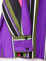 マルチストライプ 長袖シャツ