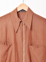 イタリア製 シルク混 ブルゾン