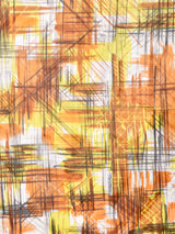 60's〜70's 総柄 長袖 オープンカラーシャツ