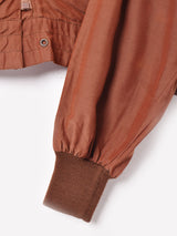 イタリア製 シルク混 ブルゾン